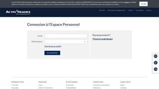
                            1. Vous connecter - ActivTrades