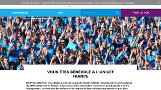 
                            5. Vous êtes bénévole à l'UNICEF France | UNICEF France