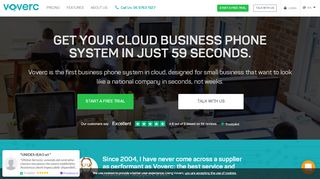 
                            3. Voverc: The first business phone system, totally in cloud