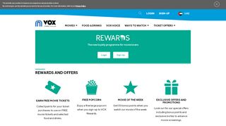 
                            3. VOX Rewards | VOX Cinemas UAE