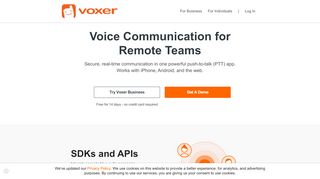 
                            13. Voxer: Walkie Talkie App for Team Communication