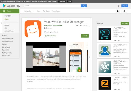 
                            2. Voxer Walkie Talkie Messenger - Apps on Google Play