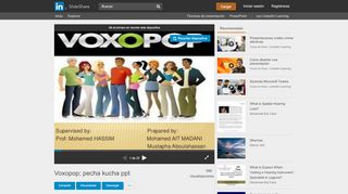 
                            13. Voxopop; pecha kucha ppt - SlideShare