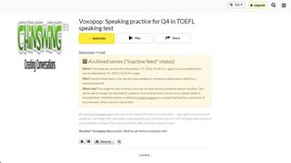 
                            5. Voxopop: Speaking Practice For Q4 In TOEFL Speaking Test podcast