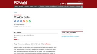 
                            13. VoxOx Beta | PCWorld