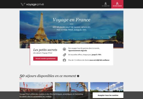 
                            6. Voyage en France - Voyage Privé