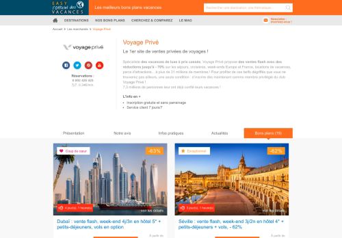 
                            6. Voyage Privé : bons plans et promos Voyage Privé - Officiel des ...