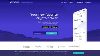 
                            6. Voyager | A crypto asset broker