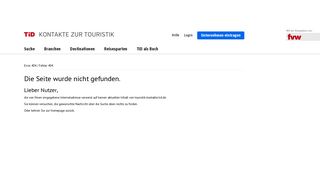 
                            7. Voyages-SNCF Deutschland GmbH - TiD - Kontakte zur Touristik