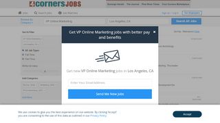 
                            12. VP Online Marketing Jobs in Los Angeles, CA | 4Corners Jobs