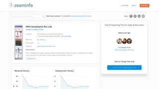 
                            11. VPD Consultants Pvt. Ltd. | ZoomInfo.com