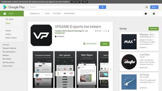 
                            5. VPGAME-E-sports live stream - Apps on Google Play