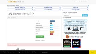 
                            10. Vphp : Website stats and valuation