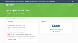 
                            2. Vplus Vplus virtual card | bonkers.ie