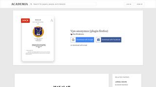
                            9. Vpn anonymox (plugin firefox) | Roy Wicaksono - Academia.edu