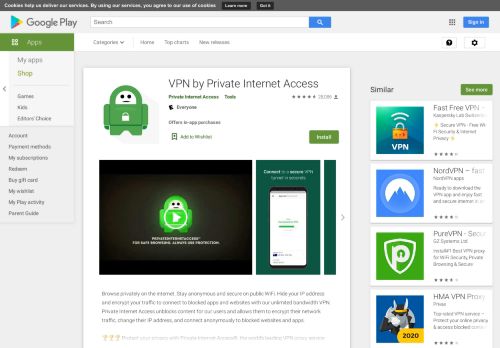 
                            7. VPN by Private Internet Access - Apps on Google Play