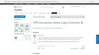 
                            1. VPN Connection before Login to Domain - Microsoft