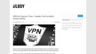 
                            9. VPN for Popcorn Time - Sneaky Trick to Watch Movies ...