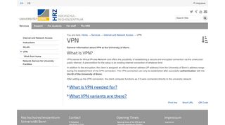 
                            6. VPN — Hochschulrechenzentrum