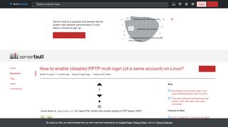 
                            4. vpn - How to enable (disable) PPTP multi login (of a same account ...