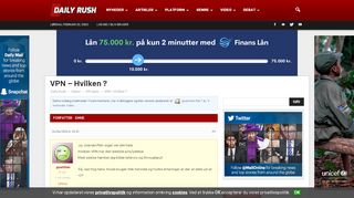 
                            12. VPN - Hvilken ? - Daily Rush > Debat > Off-topic