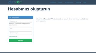 
                            3. VPN Kayıt - ZenVPN