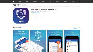 
                            7. VPN Nitro - Unlimited Internet on the App Store - iTunes - Apple