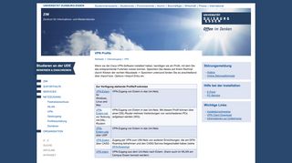 
                            2. VPN Profile - an der Universität Duisburg-Essen