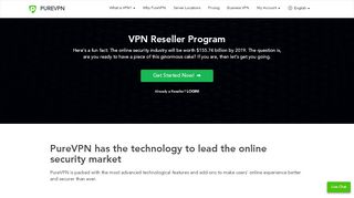 
                            9. VPN Reseller - Signup to VPN Program and Resell VPN - PureVPN