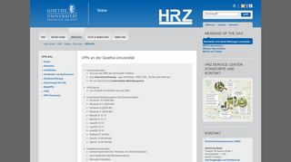 
                            2. VPN - RZ Uni Frankfurt - Goethe-Universität