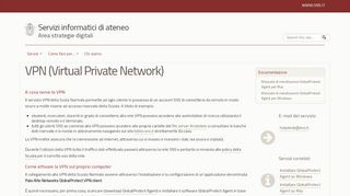 
                            2. VPN - Servizi informatici di ateneo - Scuola Normale Superiore