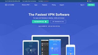 
                            7. VPN Software and Apps - The Fastest & Simplest VPN - SaferVPN