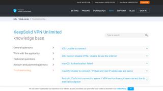 
                            2. VPN Unlimited - Help center - Troubleshooting