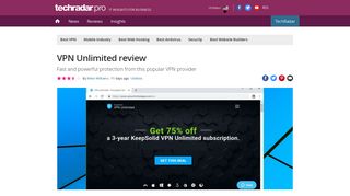 
                            10. VPN Unlimited review | TechRadar