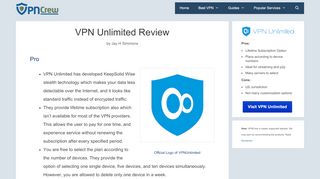 
                            13. VPN Unlimited Review - VPNCrew