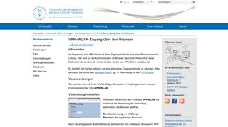 
                            3. VPN-/WLAN-Zugang über den Browser | TU Bergakademie Freiberg