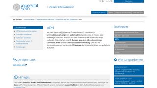 
                            6. VPN - Zentraler Informatikdienst - Universität Wien