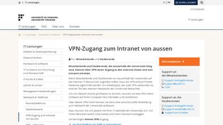 
                            8. VPN-Zugang zum Intranet von aussen | Direction IT | Université de ...