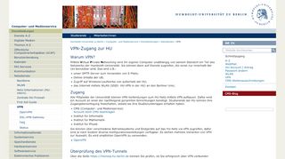 
                            13. VPN-Zugang zur HU — Computer- und Medienservice