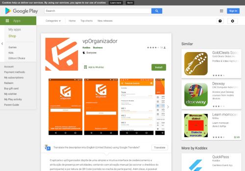 
                            11. vpOrganizador – Apps no Google Play