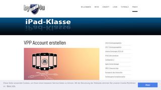 
                            7. VPP Account erstellen - iPad-fvs