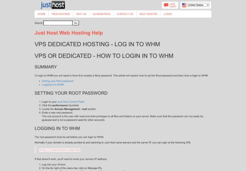 
                            11. Vps Dedicated Hosting - Log in to WHM - Account Login