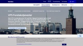 
                            6. VPS Foretakstjenester | Nordea.no