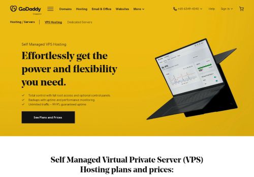
                            2. VPS Hosting | A Managed Virtual Server Solution for Pros - GoDaddy SG
