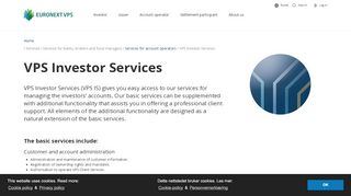 
                            6. VPS Investor Services | VPS - Verdipapirsentralen i Norge