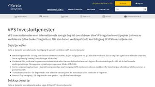 
                            5. VPS Investortjenester | Pareto Securities