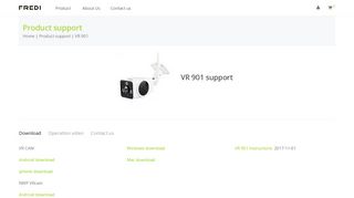 
                            1. VR 901 Support | fredi