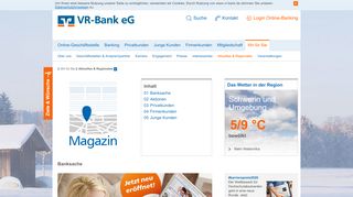 
                            12. VR-Bank eG Aktuelles Regionales