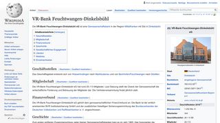 
                            9. VR-Bank Feuchtwangen-Dinkelsbühl – Wikipedia