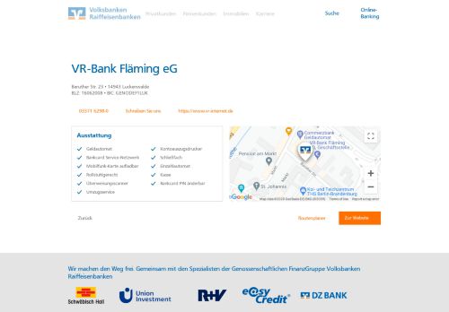 
                            6. VR-Bank Fläming eG ,Baruther Str. 23 - Volksbank Raiffeisenbank